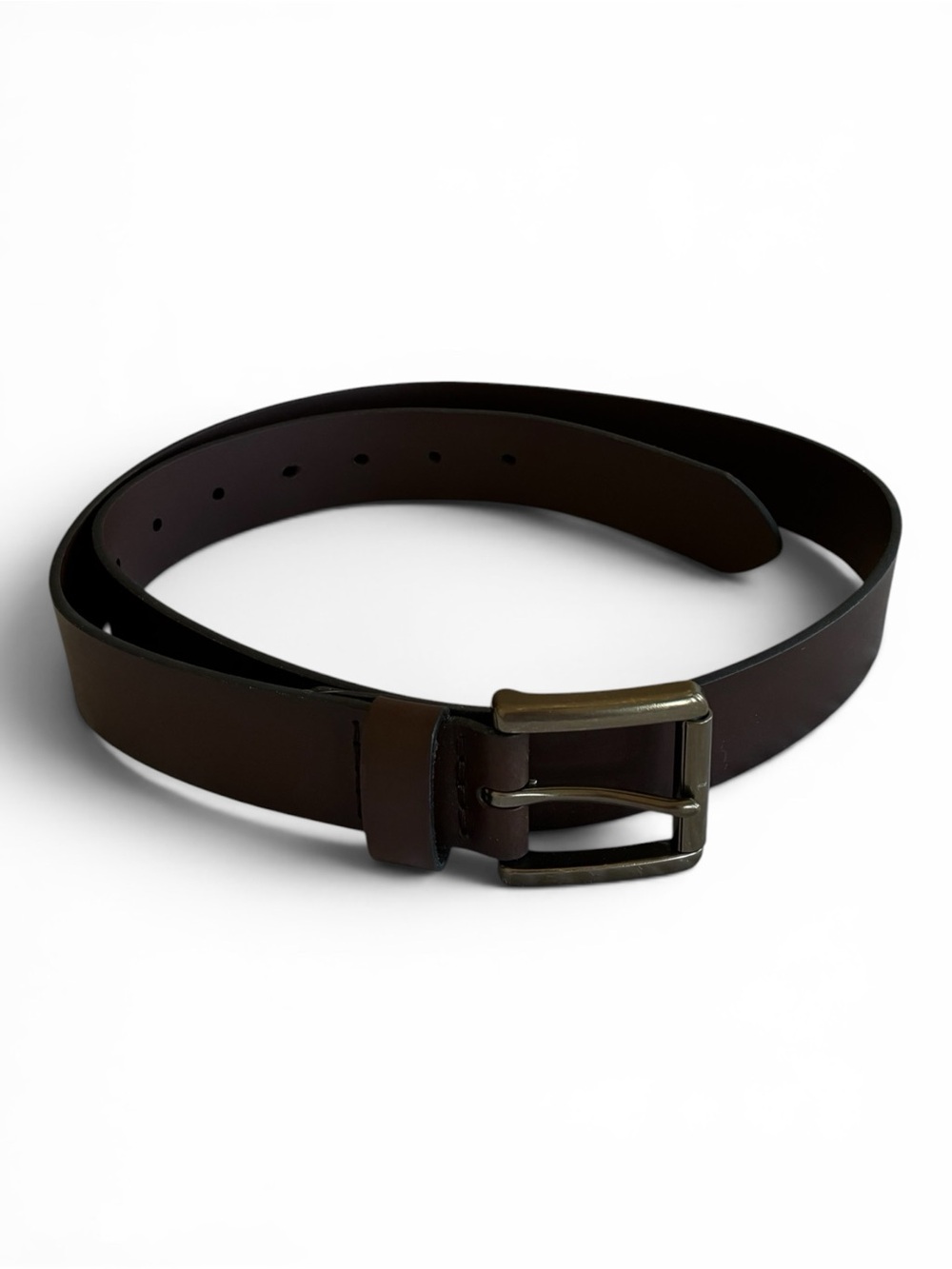 Men’s Goodfellow Bonded Leather Brown Belt Size M